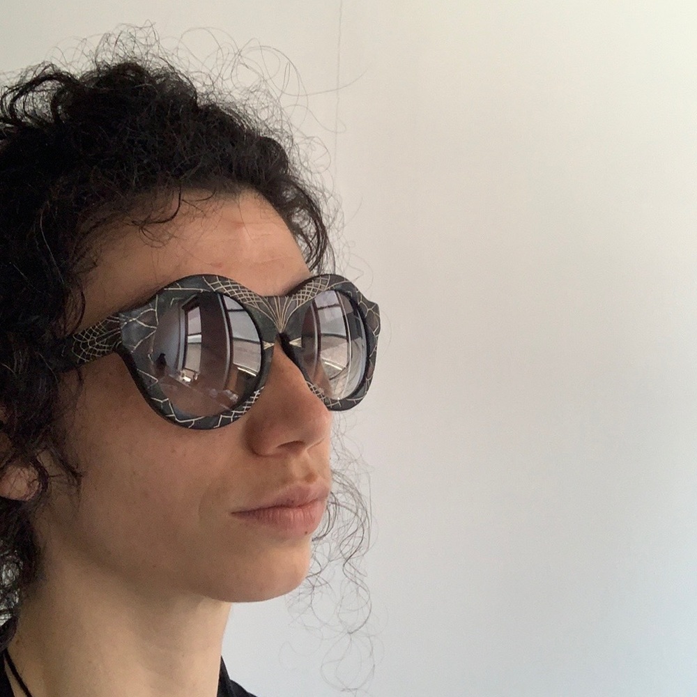 Kuboraum Round Etched Sunglasses!